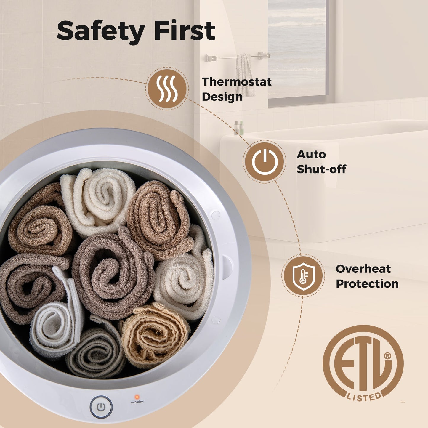 First Class Spa Towel Warmer