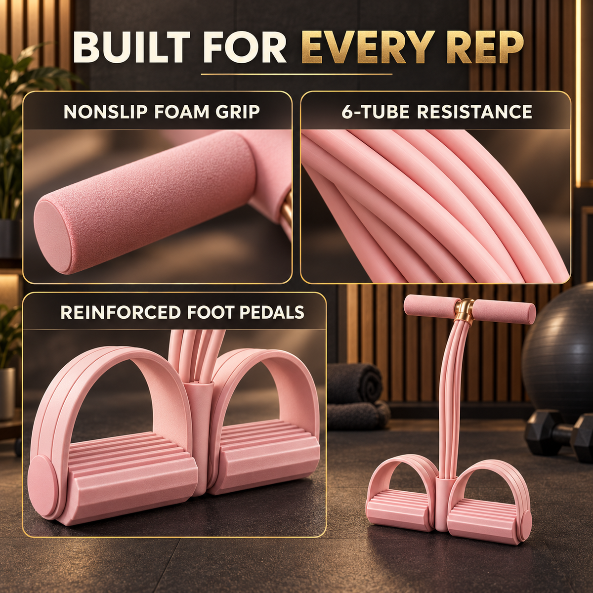 First Class Power Pedal — 6-Tube Resistance Trainer
