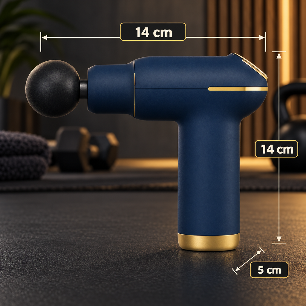 First Call Recovery Massage Gun — Heated Muscle Relief